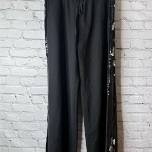 Milly Black Sequin women’s pants size medium